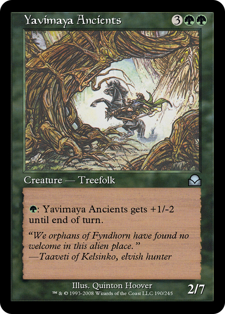 Yavimaya Ancients (ME2-190) - uncommon - Foil