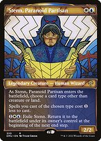 Stenn, Paranoid Partisan (DMU-320) - rare: (Showcase) - Foil