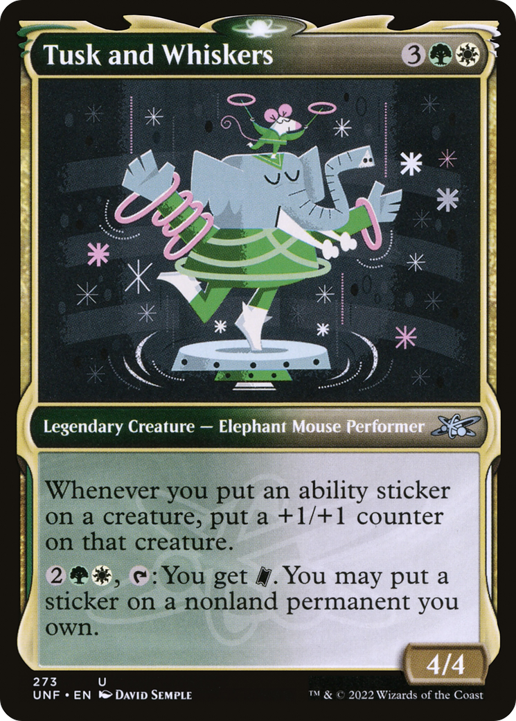 Tusk and Whiskers (UNF-273) - uncommon: (Showcase) - Foil