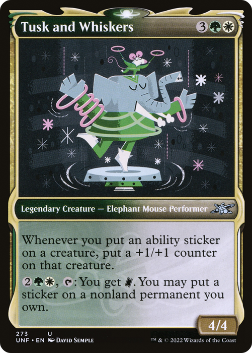 Tusk and Whiskers (UNF-273) - uncommon: (Showcase) - Foil
