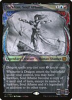 Sarkhan, Soul Aflame (MAT-225) - mythic: (Showcase) - Foil