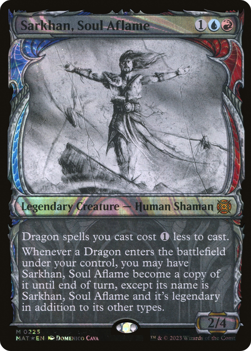 Sarkhan, Soul Aflame (MAT-225) - mythic: (Showcase) - Foil