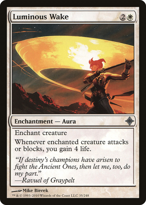 Luminous Wake (ROE-035) - uncommon - Foil