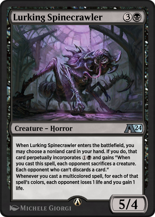 Lurking Spinecrawler (YMKM-010) - uncommon