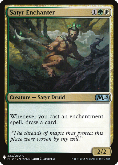 Satyr Enchanter (LIST-M19-223) - uncommon