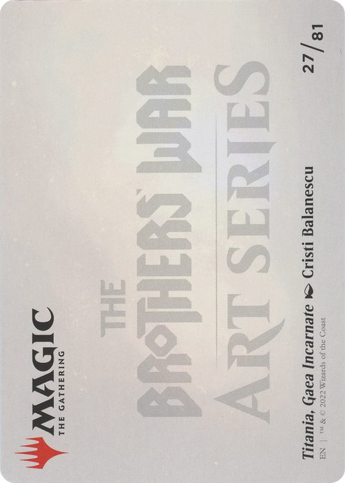 Titania, Gaea Incarnate // Titania, Gaea Incarnate (ABRO-027) - common (Borderless)