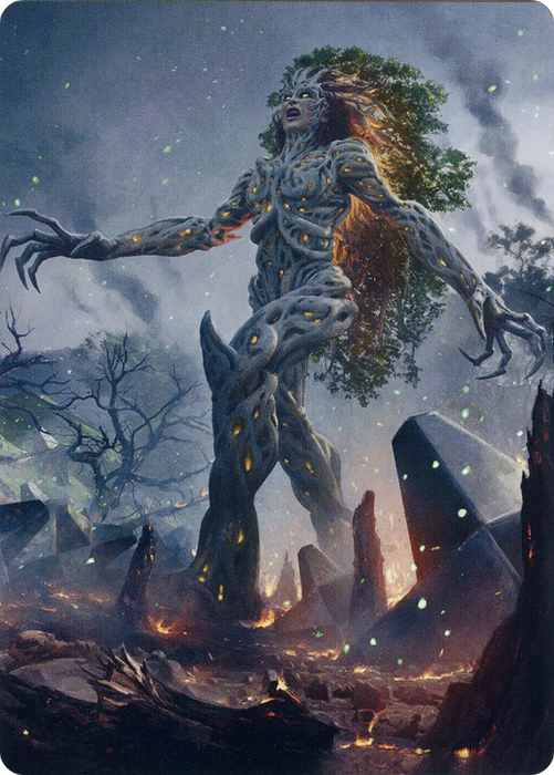 Titania, Gaea Incarnate // Titania, Gaea Incarnate (ABRO-027) - common (Borderless)