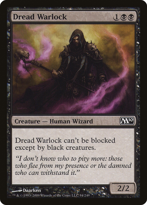 Dread Warlock (M10-094) - common - Foil