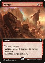 Abrade (CMR-659) - uncommon: (Extended Art) - Foil