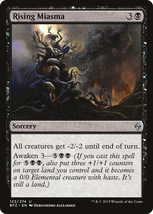 Rising Miasma (BFZ-122) - uncommon