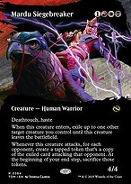 Mardu Siegebreaker (TDM-364) - rare: (Showcase) (Borderless)
