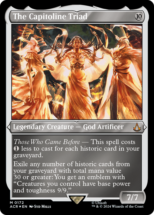 The Capitoline Triad (ACR-172) - mythic - Etched Foil