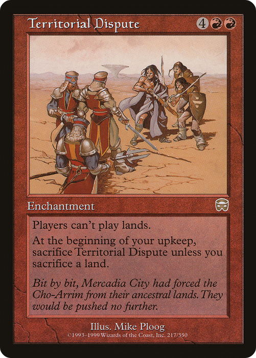 Territorial Dispute (MMQ-217) - rare - Foil