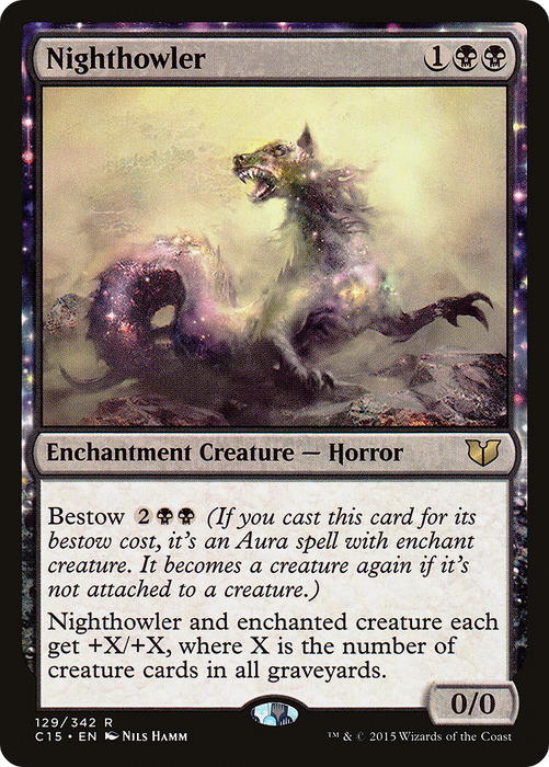 Nighthowler (C15-129) - rare: (enchantment)