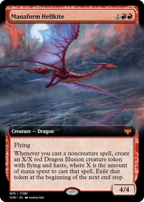 Manaform Hellkite (PRM-95395) - mythic - Foil
