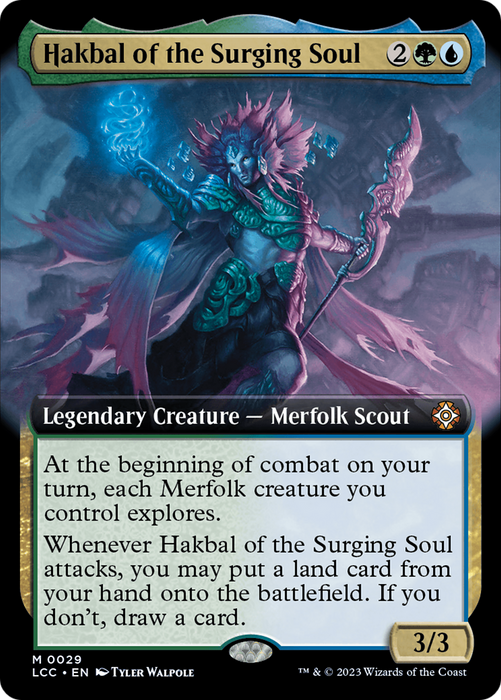Hakbal of the Surging Soul (LCC-029) - mythic: (Extended Art)