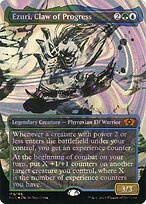 Ezuri, Claw of Progress (MUL-168) - mythic: (Showcase) (Borderless) - Foil