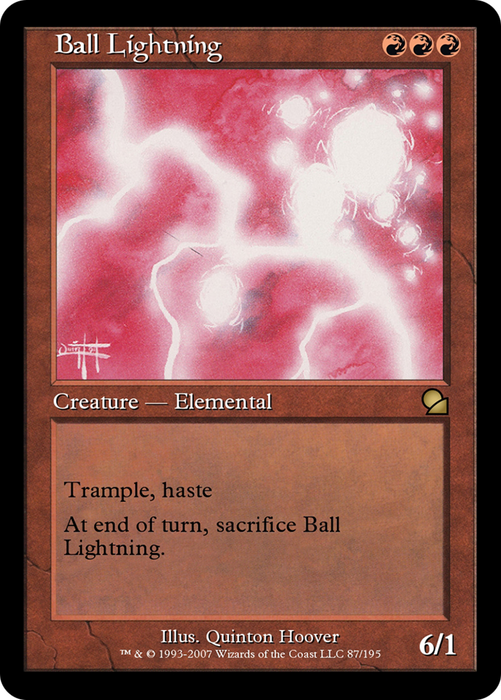 Ball Lightning (ME1-087) - rare