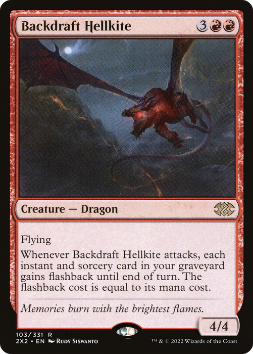 Backdraft Hellkite (2X2-103) - rare