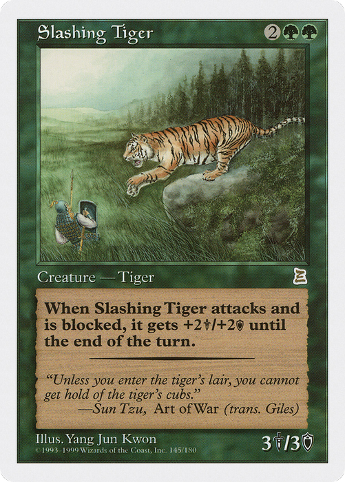 Slashing Tiger (PTK-145) - rare