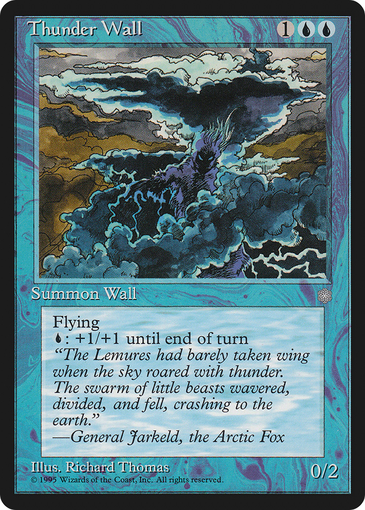 Thunder Wall (ICE-104) - uncommon
