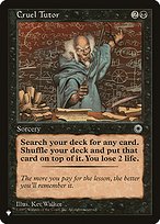Cruel Tutor (LIST-POR-87) - rare