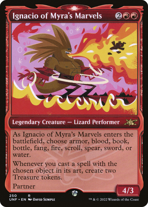 Ignacio of Myra's Marvels (UNF-250) - rare: (Showcase)