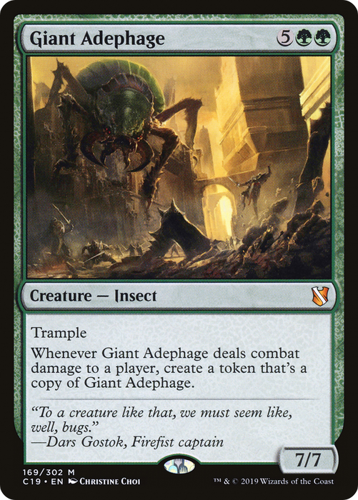 Giant Adephage (C19-169) - mythic