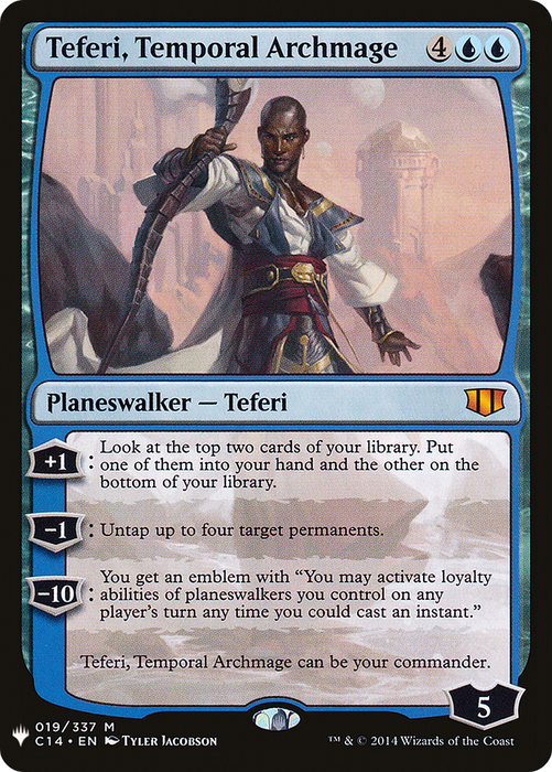 Teferi, Temporal Archmage (LIST-C14-19) - mythic