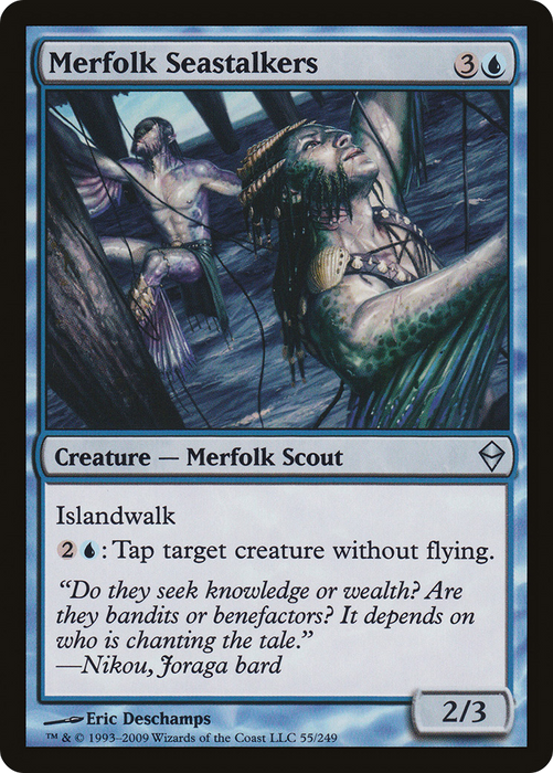 Merfolk Seastalkers (ZEN-055) - uncommon - Foil