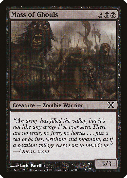 Mass of Ghouls (10E-156) - common - Foil