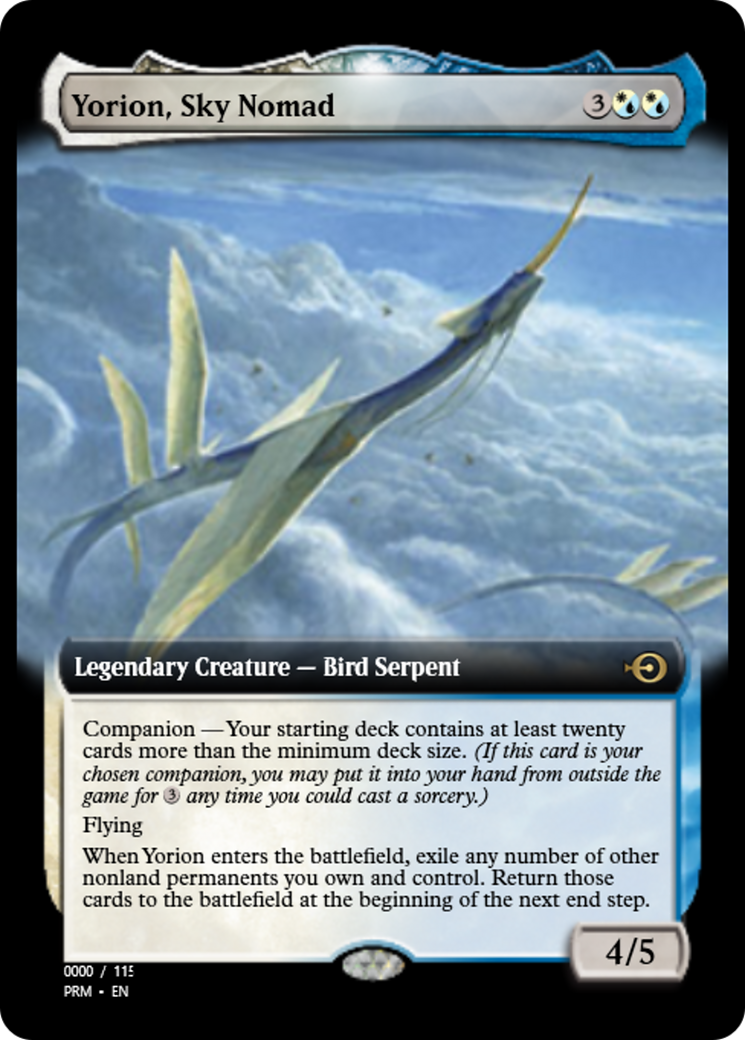 Yorion, Sky Nomad (PRM-80865) - rare: (companion) - Foil