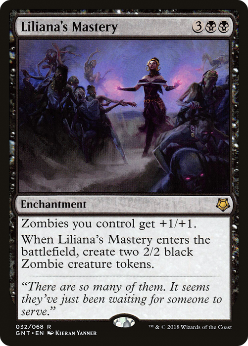 Liliana's Mastery (GNT-032) - rare