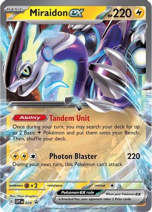 Miraidon ex (028) - SSVPC  - Promo - Holofoil