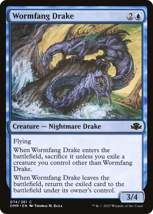 Wormfang Drake (DMR-074) - common - Foil