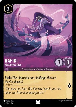 Rafiki - Mysterious Sage (54/204) - Uncommon