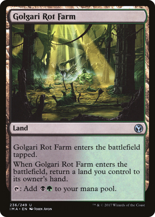 Golgari Rot Farm (IMA-236) - uncommon - Foil