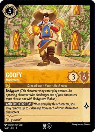 Goofy - Musketeer (12) - Promo