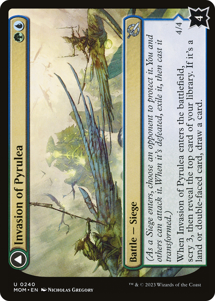 Invasion of Pyrulea // Gargantuan Slabhorn (MOM-240) - uncommon