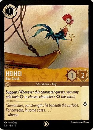 Heihei - Boat Snack (9) - Promo - Cold Foil