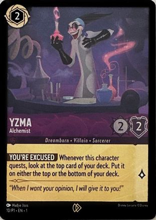 Yzma - Alchemist (10) - Promo - Cold Foil