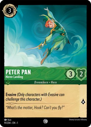 Peter Pan - Never Landing (91/204) - Common