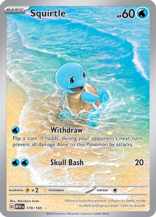 Squirtle (170/165) - SSV1  - Illustration Rare - Holofoil
