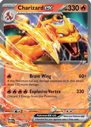 Charizard ex (006/165) - SSV1  - Double Rare - Holofoil