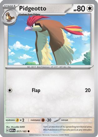Pidgeotto (017/165) - SSV1  - Common