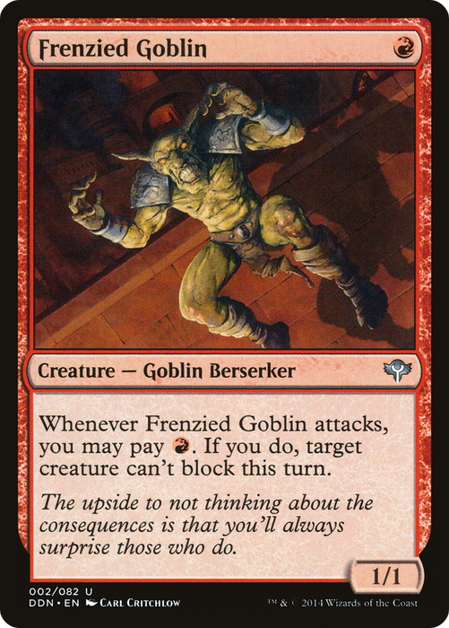 Frenzied Goblin (DDN-002) - uncommon