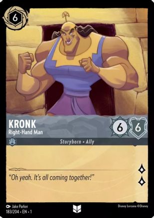 Kronk - Right-Hand Man (183/204) - Uncommon - Cold Foil