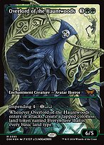 Overlord of the Hauntwoods (DSK-395) - mythic: (Showcase)