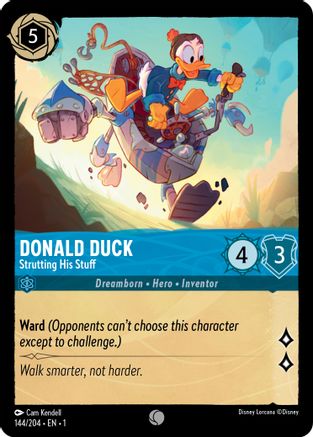 Donald Duck - Strutting His Stuff (144/204) - Common