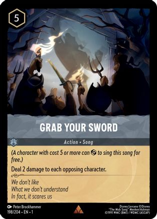 Grab Your Sword (198/204) - Rare